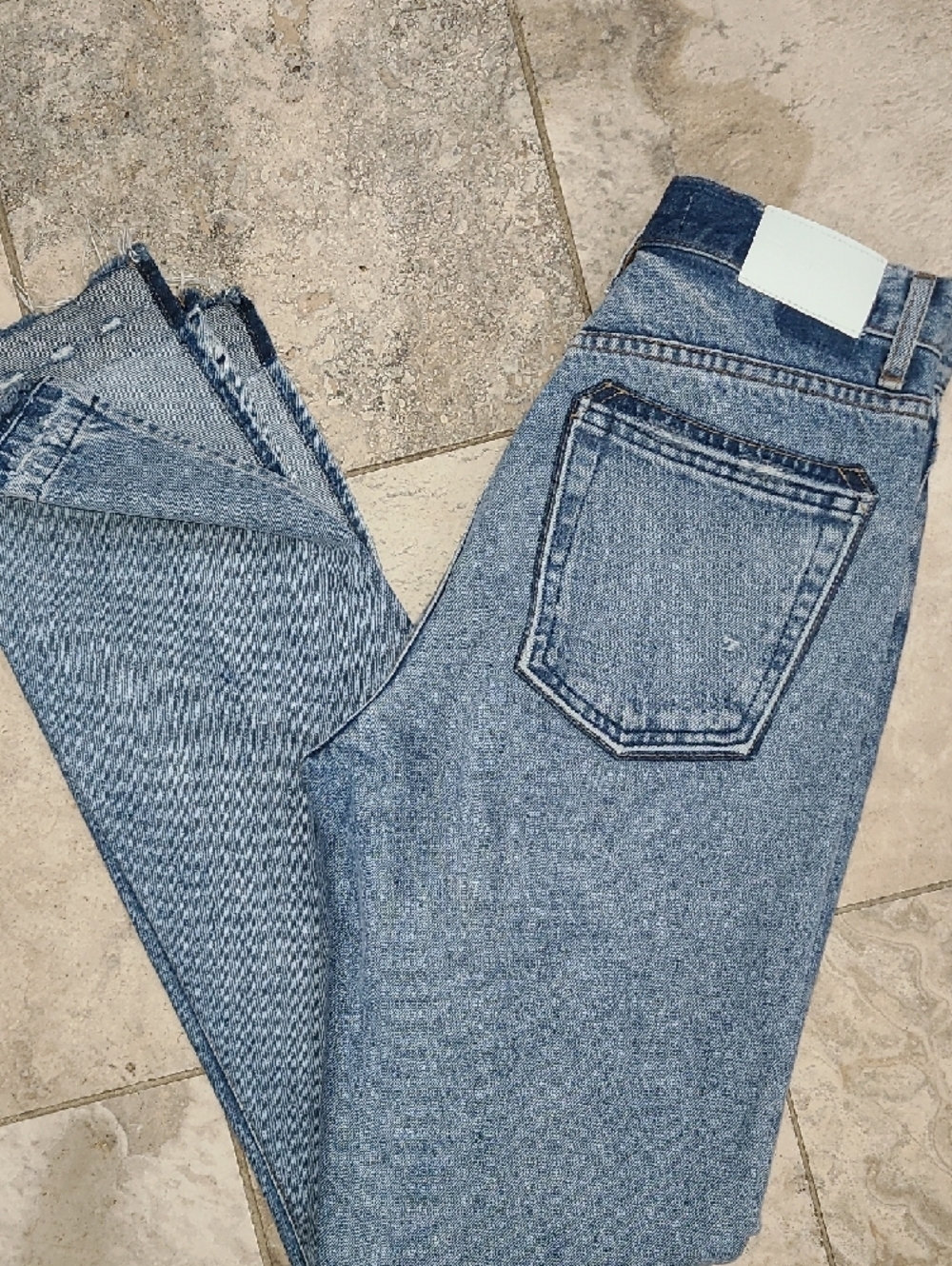 EB Denim Light Blue Straight Leg Women's Jeans.